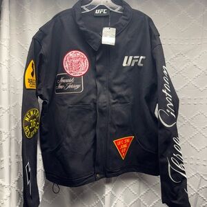 UFC 316 Newark New Jersey
Patchwork Full-Zip Canvas Jacket NWT